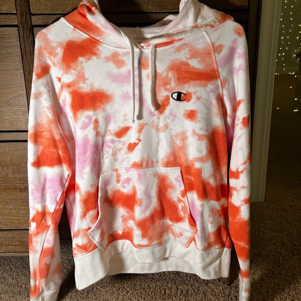 Champion tie dye sweatshirt